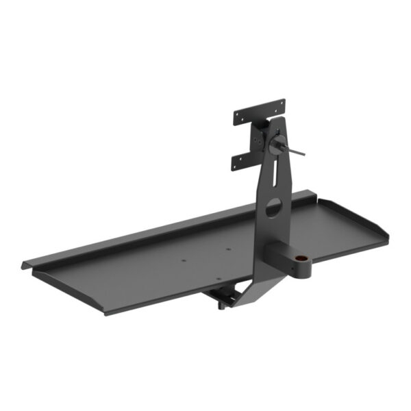 articulating arm mount for computer monitor and keyboard