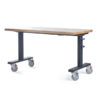 industrial sit stand height adjustable work bench