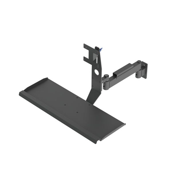 Industrial Flex 180 Monitor Mount w/ Integrated Keyboard Tray